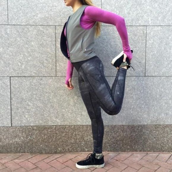 Lululemon Speed Tight II *Full-On Luxtreme Sequin Snake Slate Black / Black - Picture 14 of 14